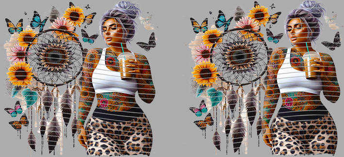 16oz Sunflower Girl-SU-532